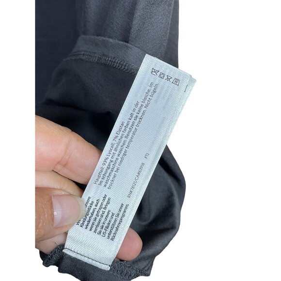 Eileen Fisher Gray Dress Womens PS. Stretch Viscose Jersey‎ V Neck - Picture 7 of 11